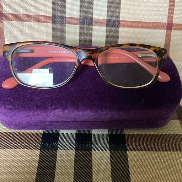 Tortoise Brown Frames Pinkish Arms Readers Strength 2.5 - Picture 7 of 11